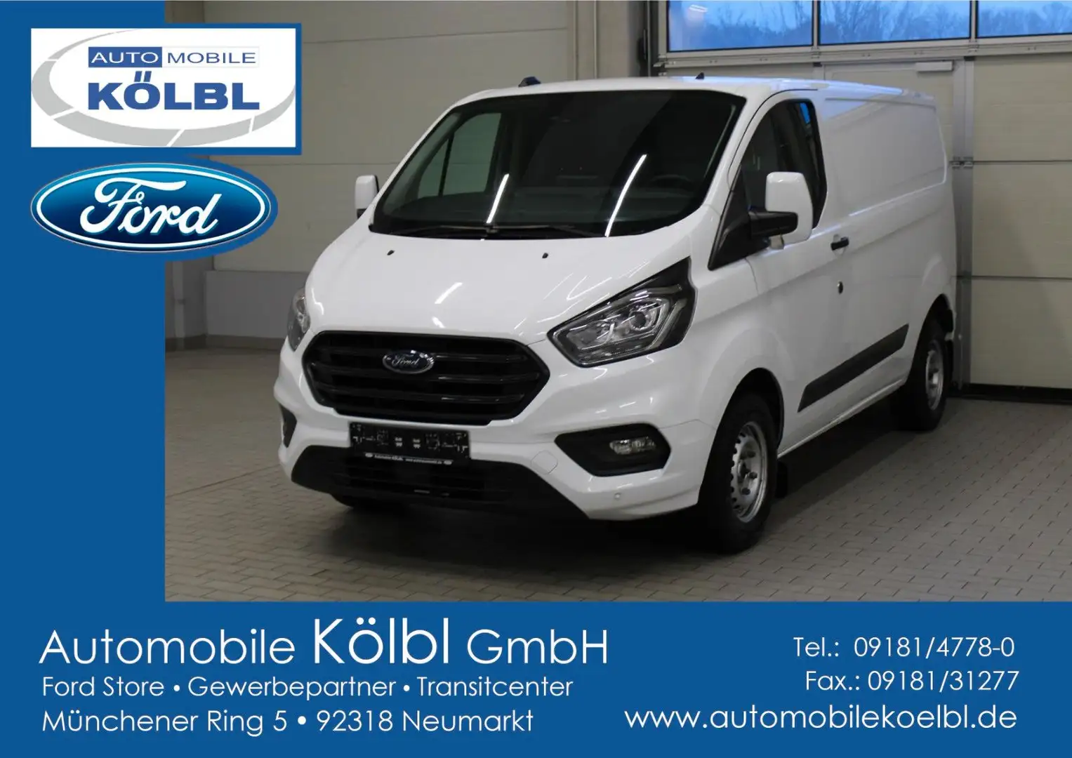 Ford Transit Custom Kasten Trend 300L1, NAVI/KAMERA Blanc - 1