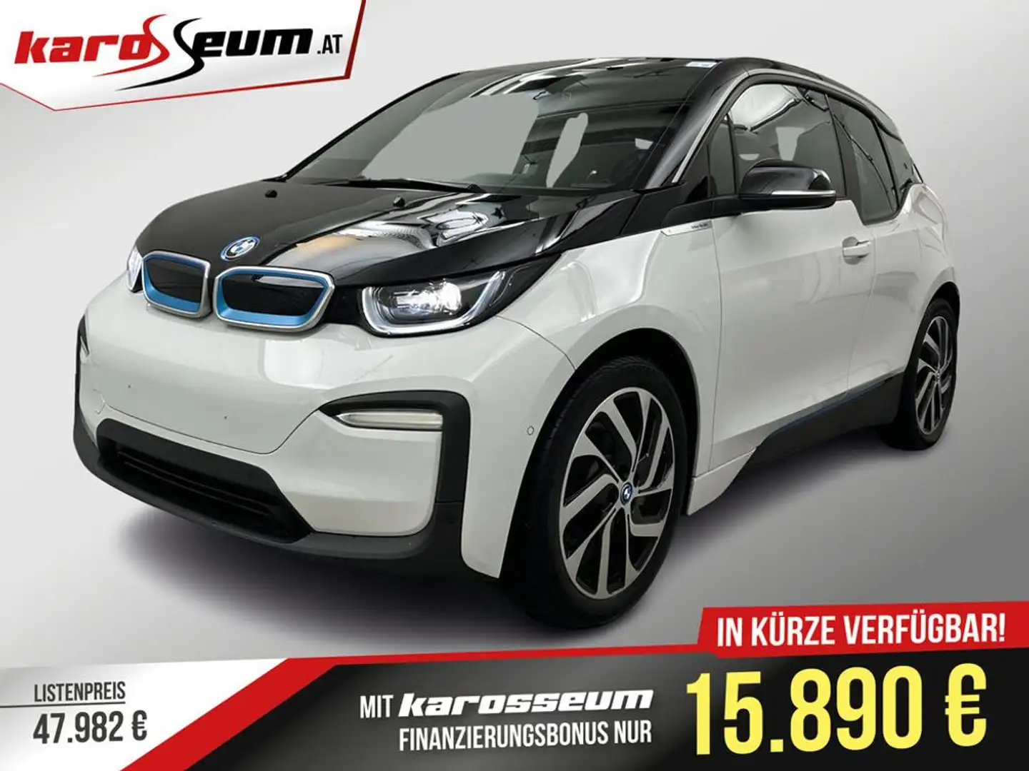 BMW i3 42,2kwH *SHZ*WÄRMEP*TEMPO*KEYLESS-GO*BLUET* Weiß - 1