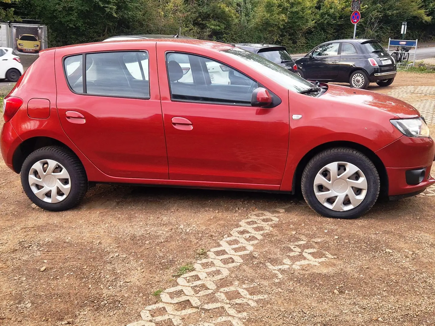 Dacia Sandero Laureate/47000km/Klima/Navigationssystem/Color/Eu5 Rot - 2