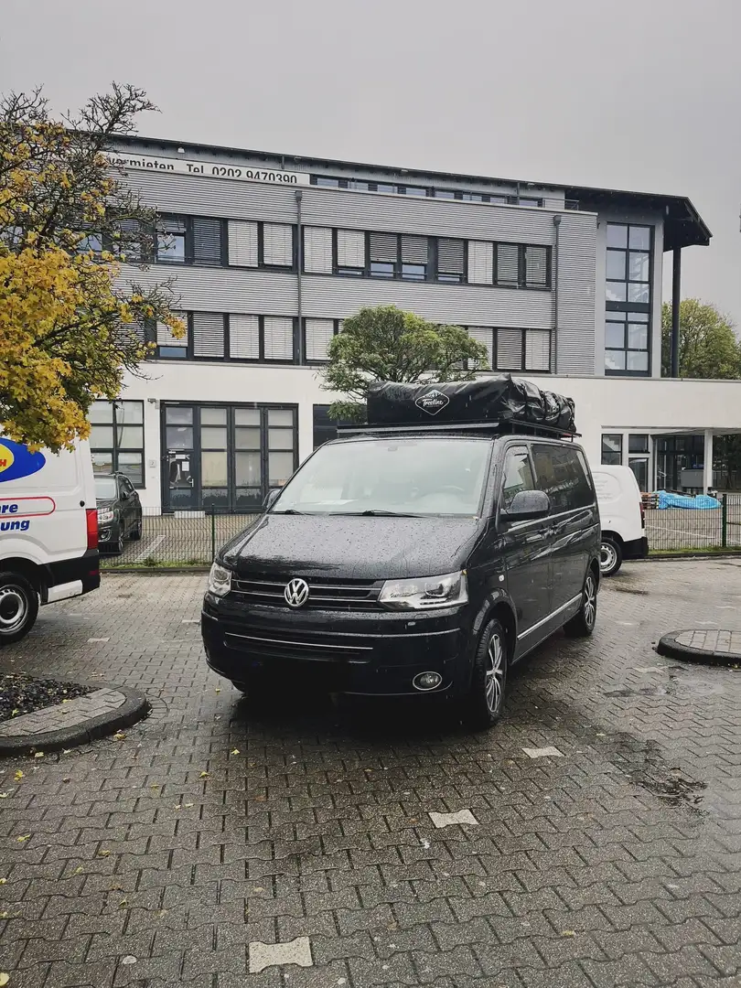 Volkswagen T5 Multivan Mulitvan Life (neuer motor) mit Campingausrüstung Schwarz - 1