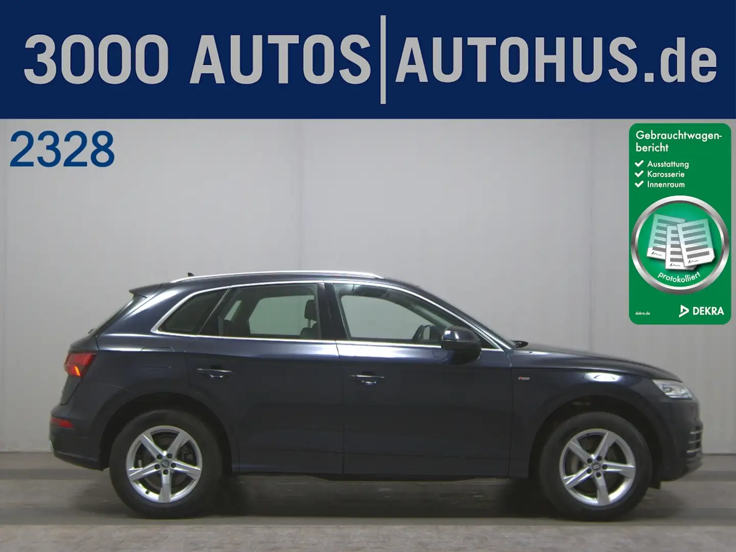 Audi Q5 50 TFSI e Qu. S-Line Navi Xenon PDC SHZ Blau - 1