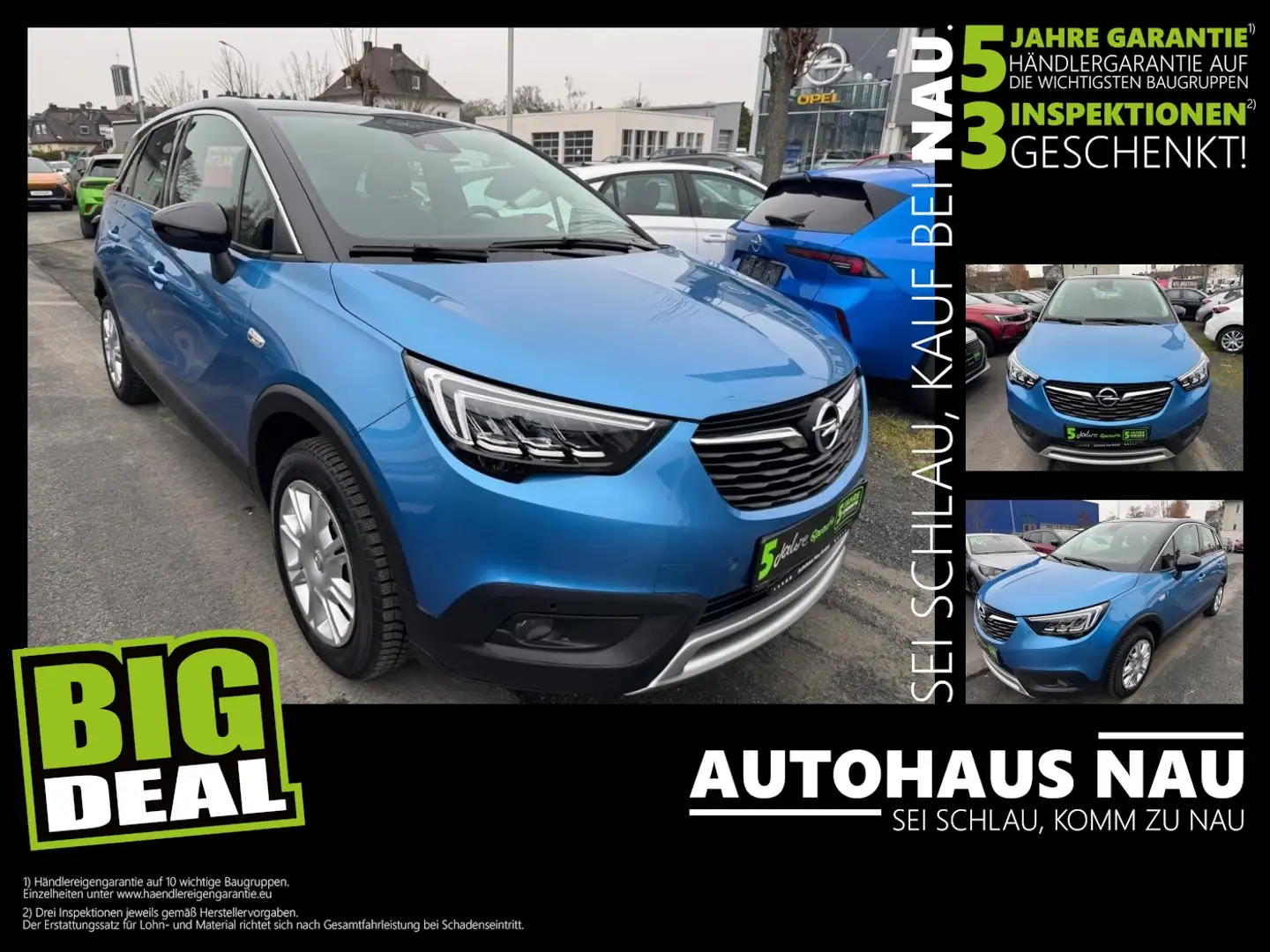 Opel Crossland 1.2 Turbo Innovation Inkl. BigDeal Albastru - 1