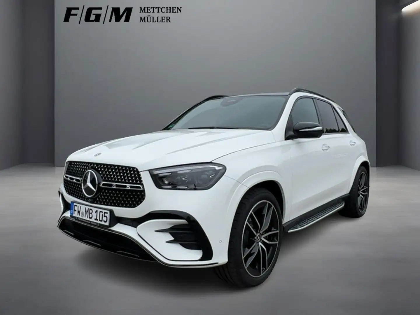 Mercedes-Benz GLE 450 d 4M AMG Line 360|AHK|Burm|KeyGo|MBeam Blanc - 1