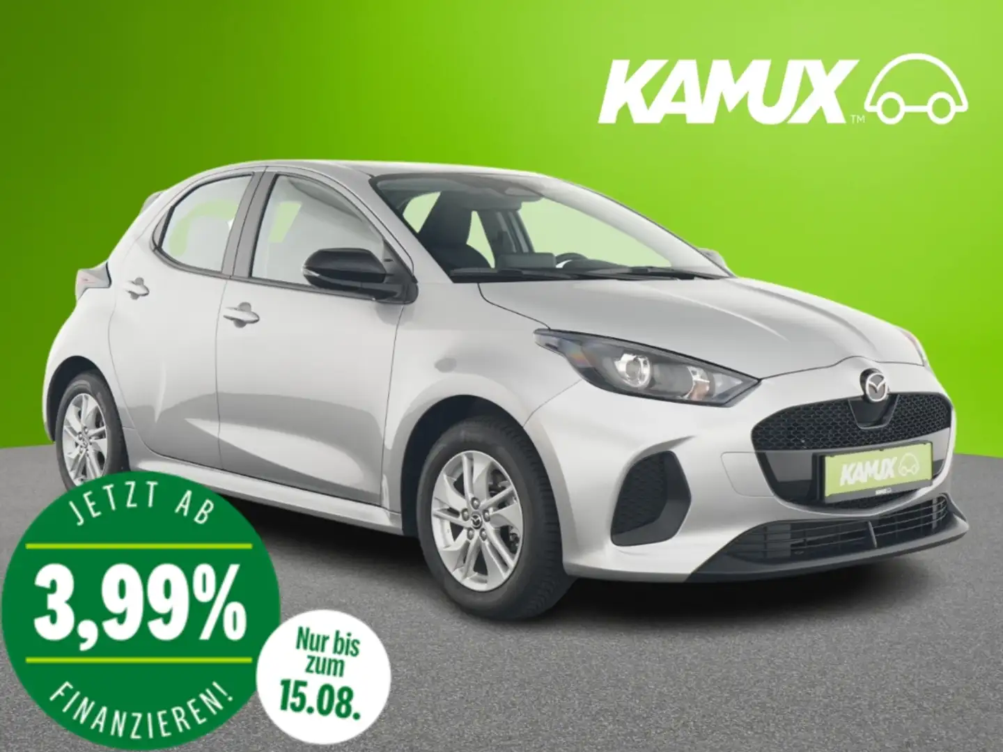 Mazda 2 1.5 Aut.Centre-Line+CARPLAY+KAMERA+SHZ Silber - 1