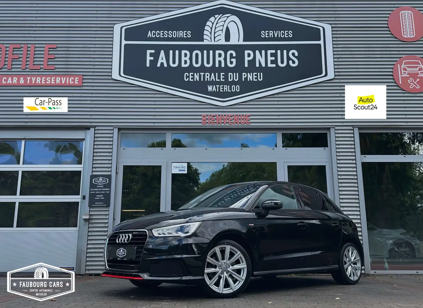 Audi A1 *1.8-TFSI*S-LINE*KEYLESS*FULL-LED* Noir - 1