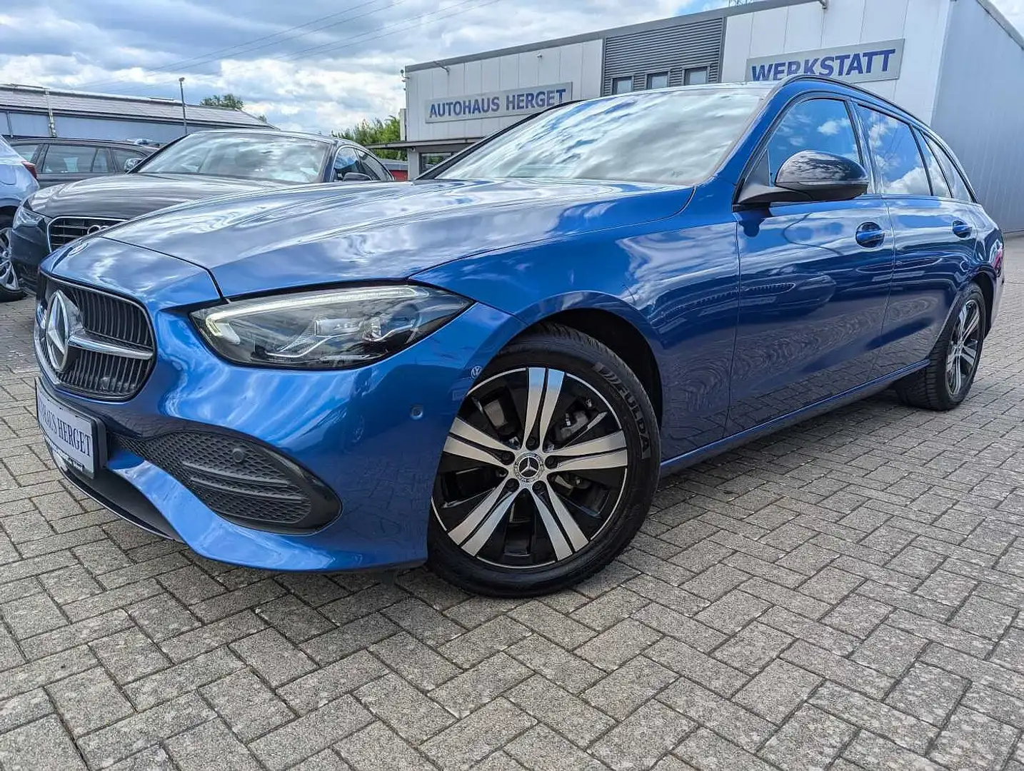 Mercedes-Benz C 220 d T 9G-TRONIC Avantgarde 1.Hand/MB-Scheckheft/Lede Blau - 1