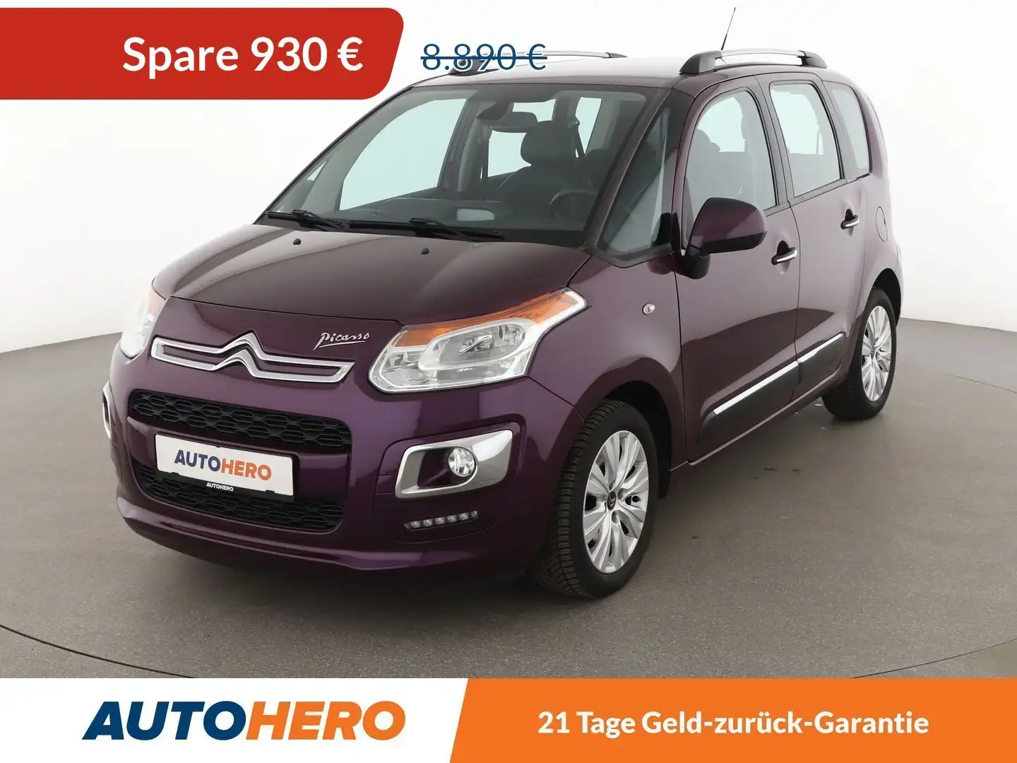 Citroen C3 Picasso 1.2 PureTech Exclusive *AHK*PDC*LIMITER* Фиолетовый - 1