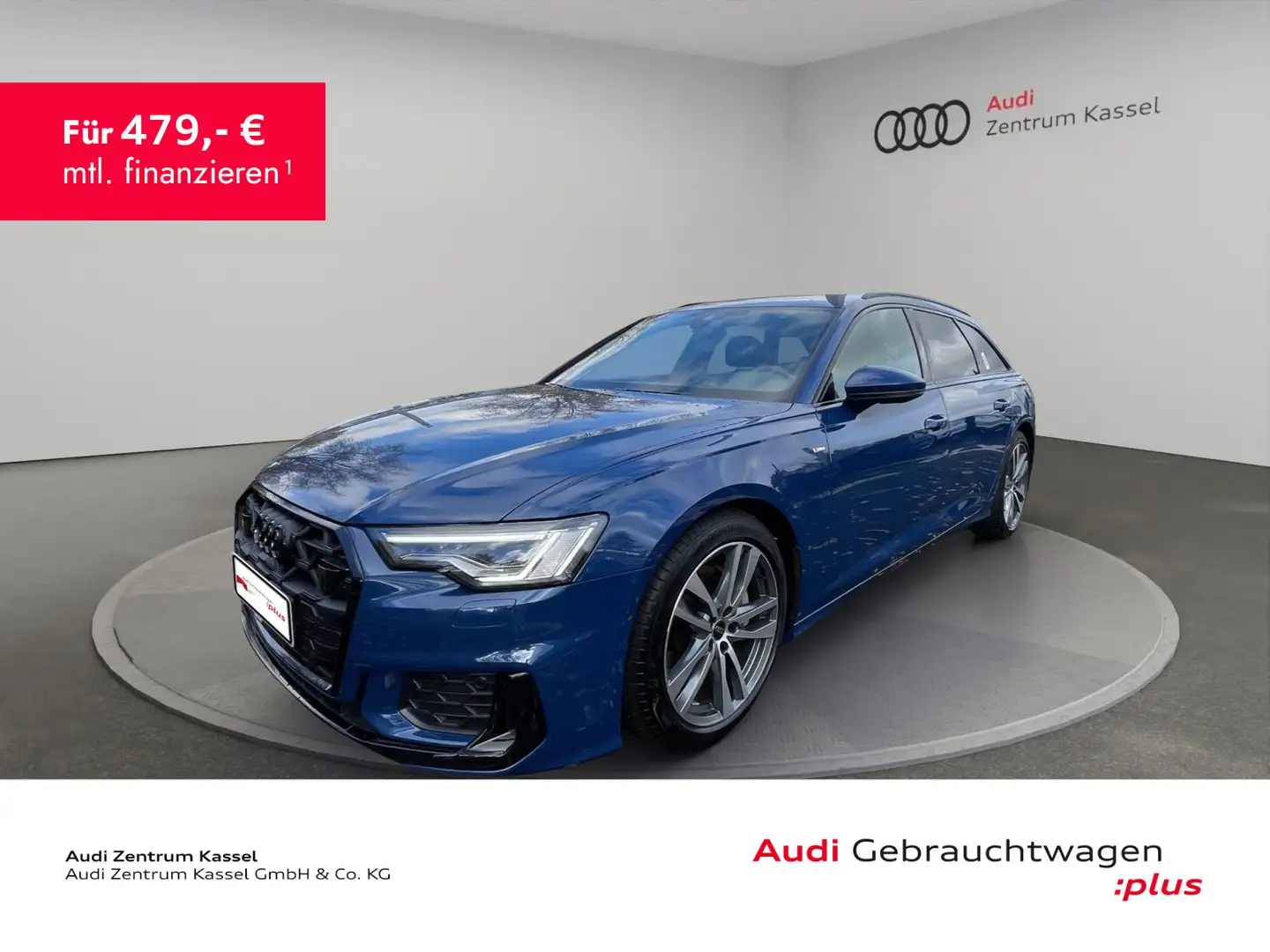 Audi A6 45 TFSI S line Matrix Navi HuD 360° Blau - 1