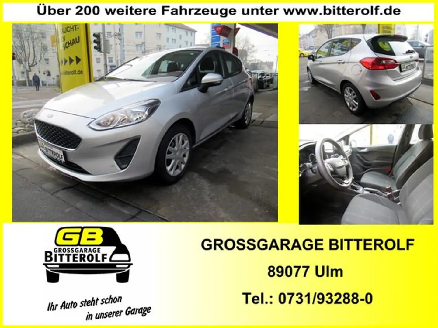 Ford Fiesta 1.5TDCI 5tg Trend Klima/Parkassist/57Tkm Silber - 1