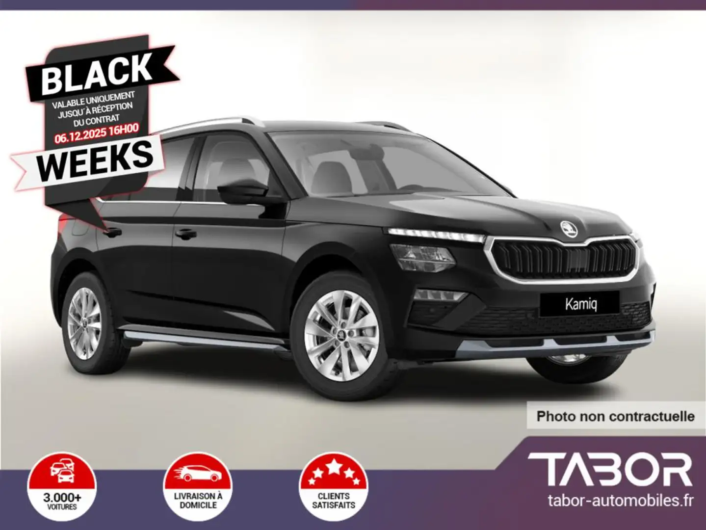 Skoda Kamiq Selec Lodge GPS Cam siegeschauff Noir - 1