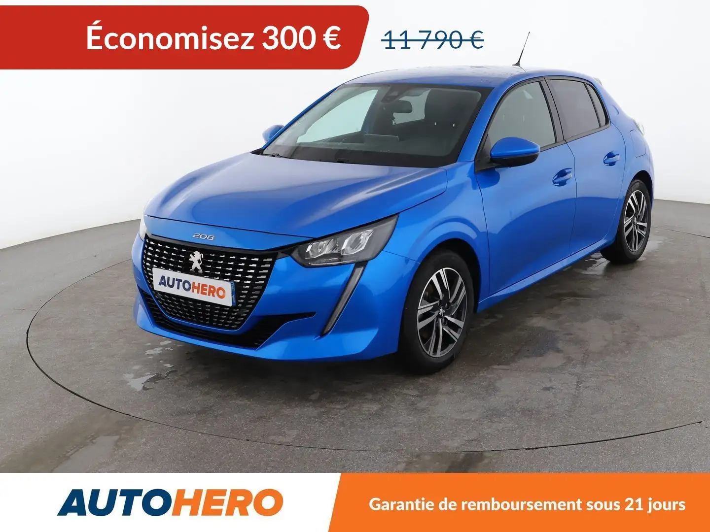 Peugeot 208 1.2 PureTech Allure Bleu - 1