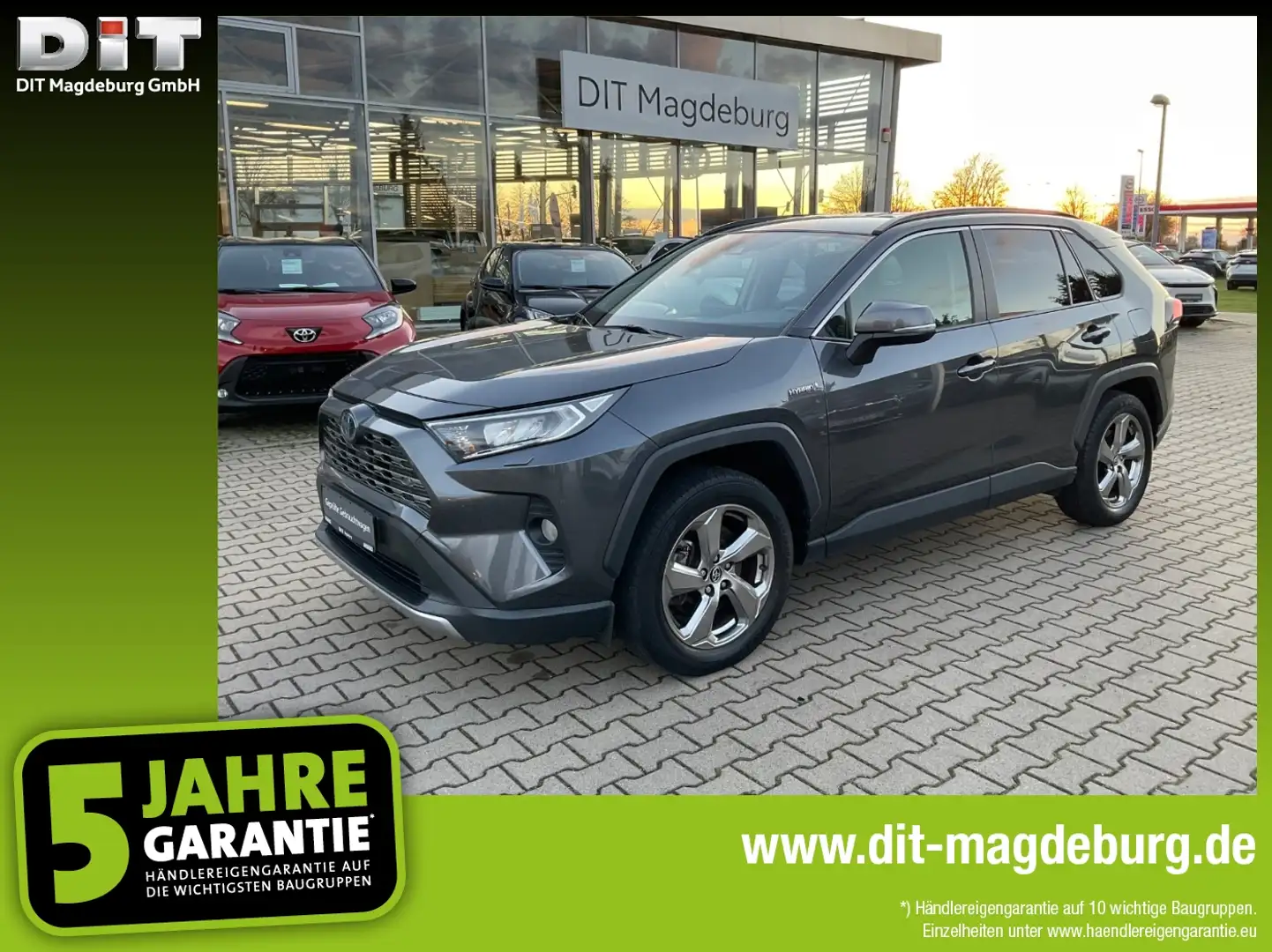 Toyota RAV 4 RAV4 2.5 Club ACC+LED+Navi+SHZ+2xKlima+Kam.+LM Gris - 1