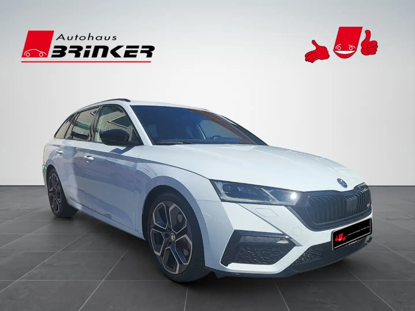 Skoda Octavia Combi RS Plus 4x4 2.0 TDI DSG DPF EU6d HUD AD AHK- Weiß - 1