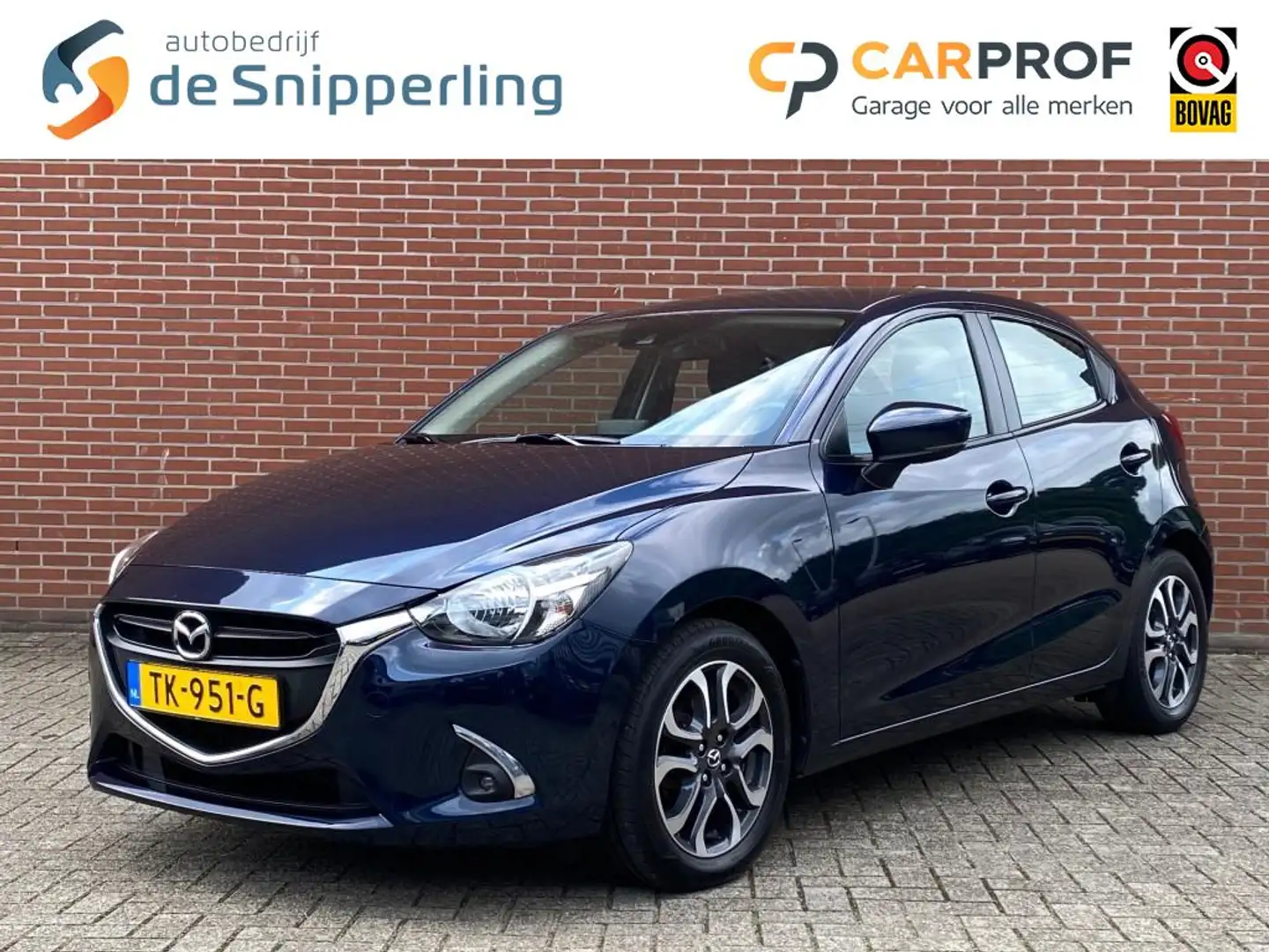 Mazda 2 1.5 SKYACTIV-G DYN+ NAV CRUISE AIRCO PDC LMV BLUET Bleu - 1