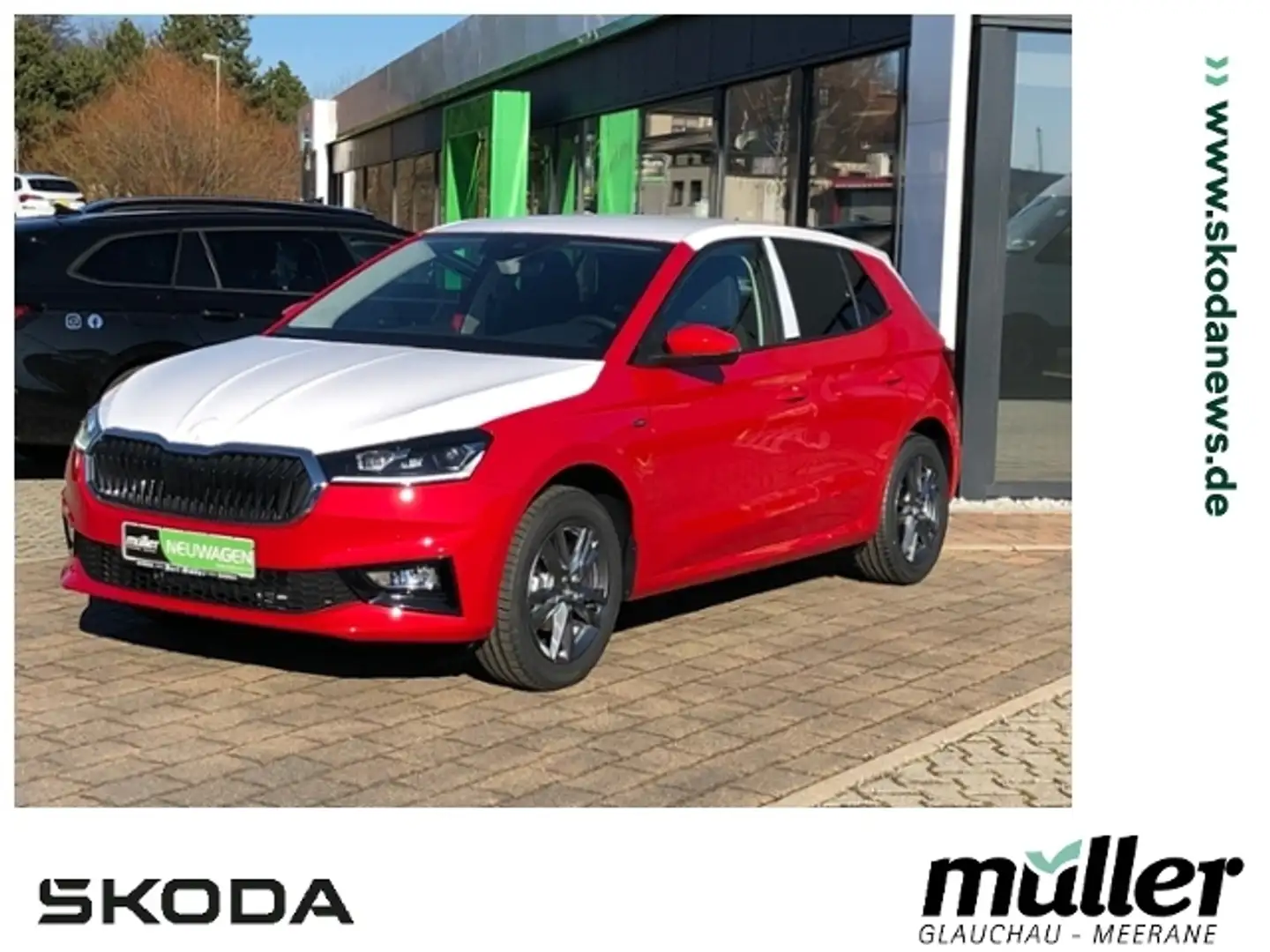 Skoda Fabia Tour SHZ PDC SmartLink DAB Rot - 1