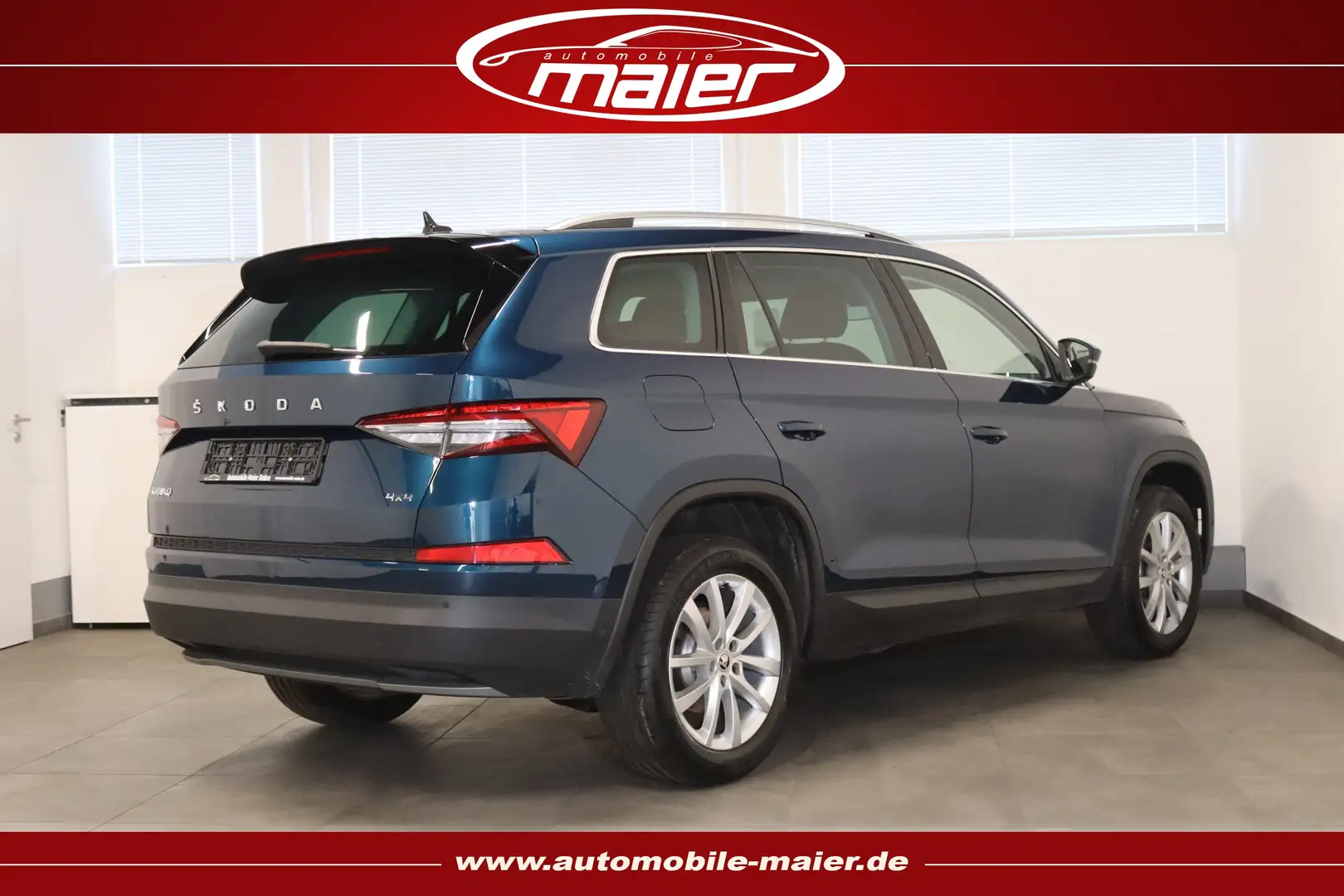 Skoda Kodiaq 2.0 TDI 4x4 DSG-Virtual-NAV-LED-4xSHZ-PDC Bleu - 2