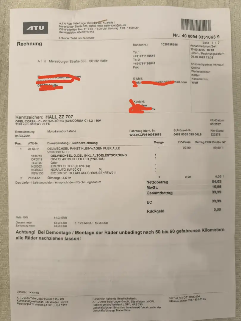 Opel Corsa 1.2 16V Schwarz - 2