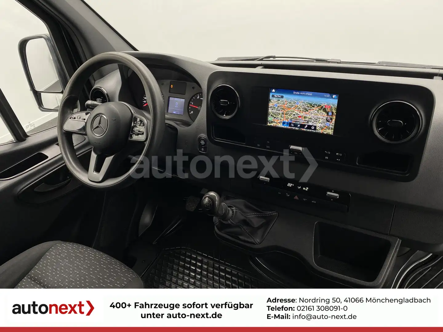 Mercedes-Benz Sprinter 314 NAVI+ 3-SITZE+ 1. HAND 8570 Noir - 2