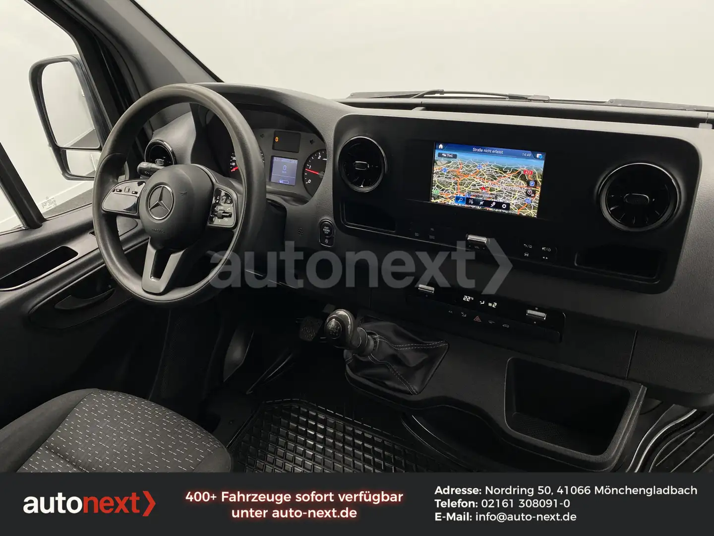 Mercedes-Benz Sprinter 314 NAVI+ 3-SITZE+ 1. HAND 8570 Schwarz - 2