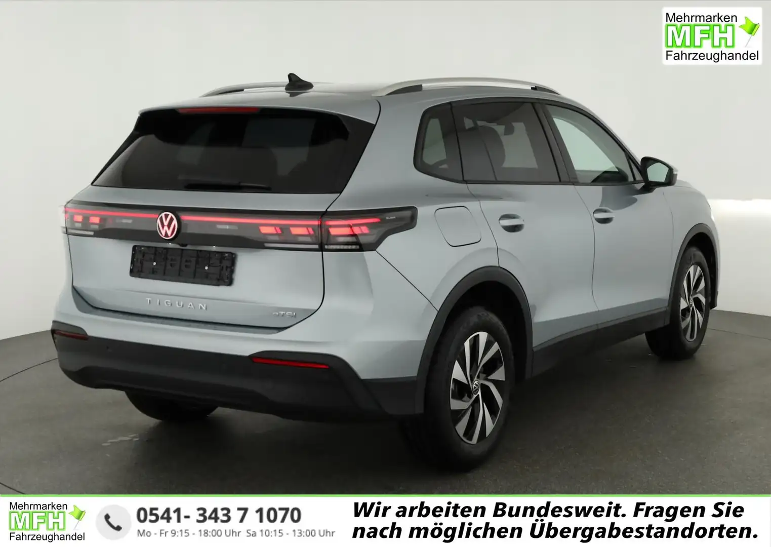 Volkswagen Tiguan 1.5 eTSI 110 kW Life DSG Life, Navi, AHK, easyO... Silber - 1