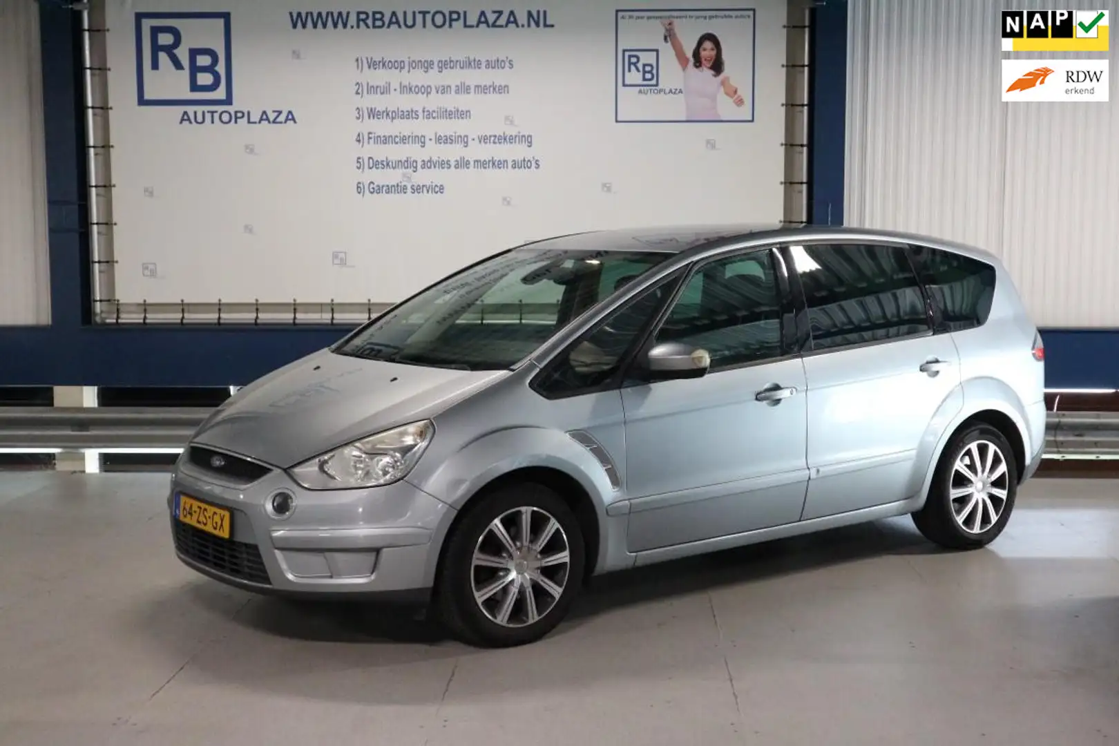 Ford S-Max 2.0-16V / 5 Pers / Nap Gris - 1