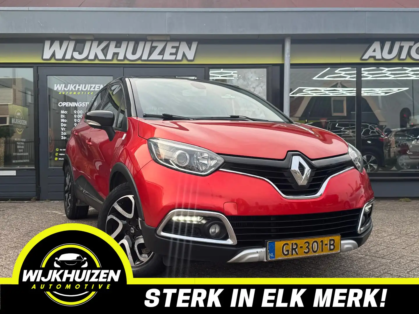 Renault Captur 0.9 TCe Helly Hansen met Leder !!! Led !!! Navigat Rood - 1