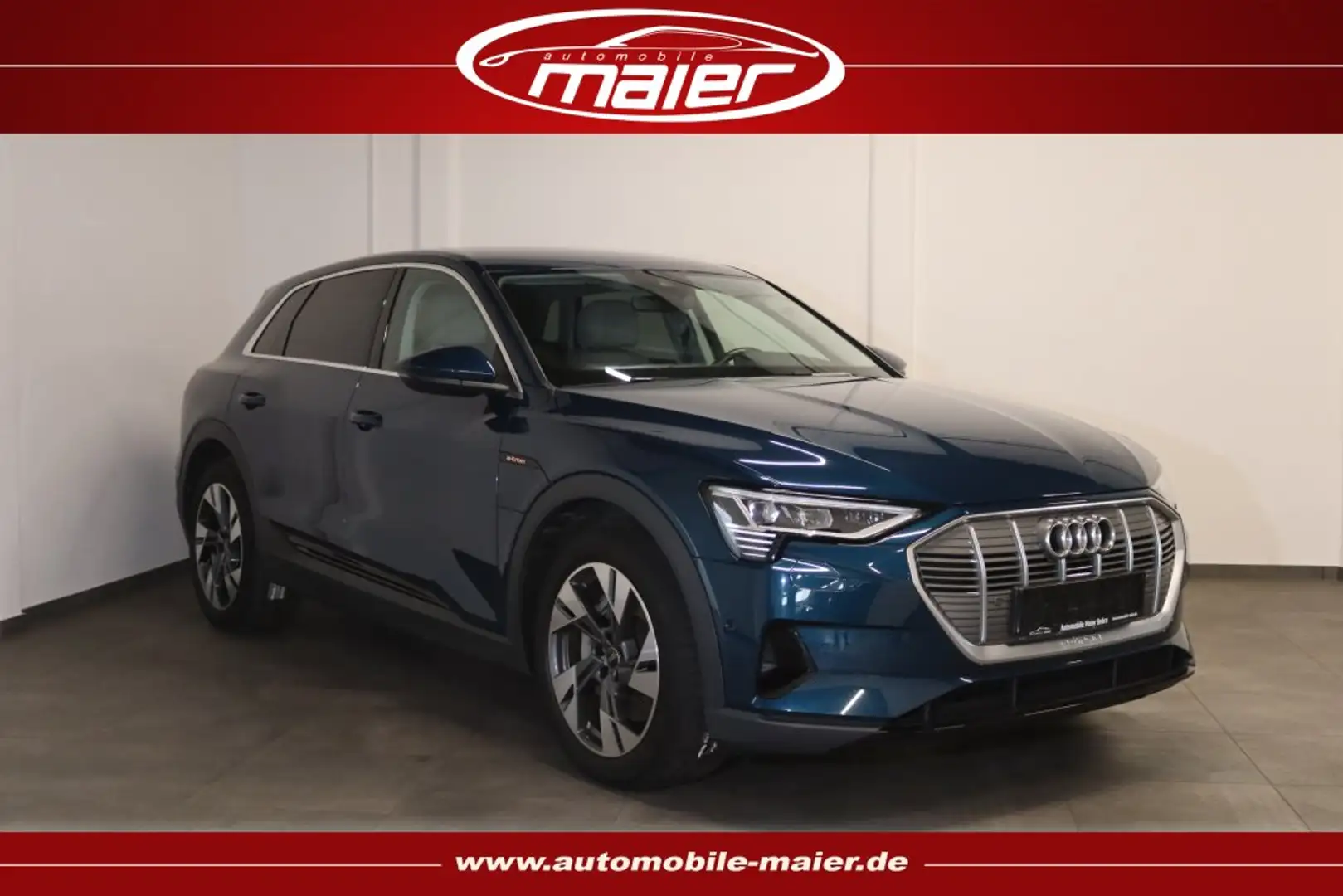 Audi e-tron 55 quattro-NAV-MATRIX-AHK-B&O-LEDER-LUFT- Blau - 1