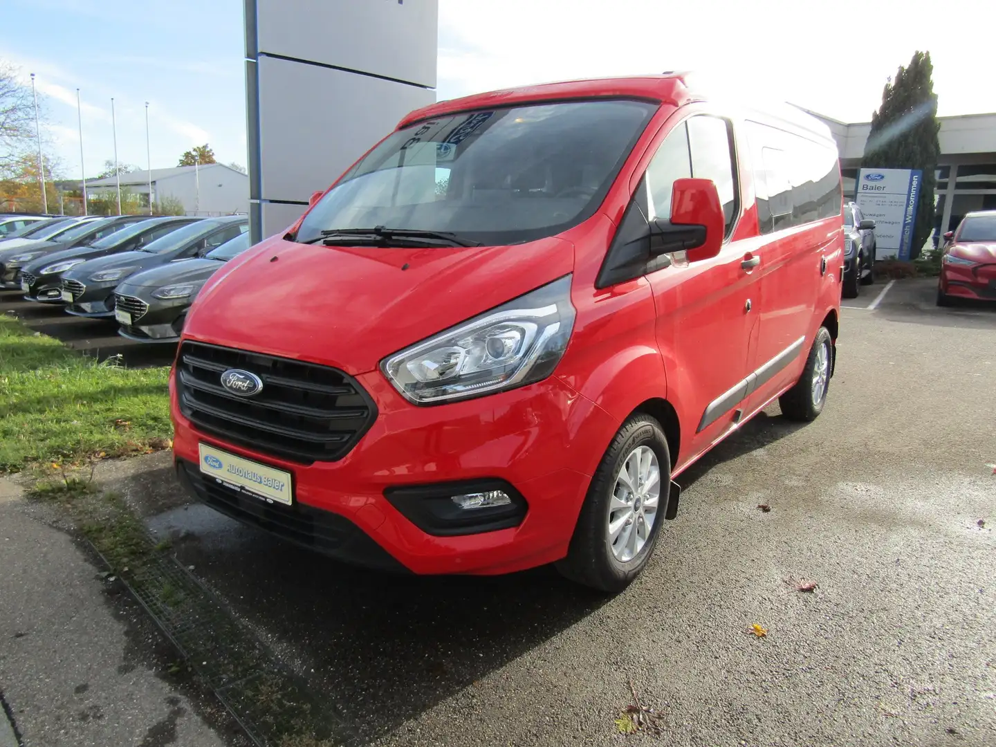 Ford Transit Custom Nugget Aufstelldach - Navi/Sitzheizung/ACC/AHK Rot - 2