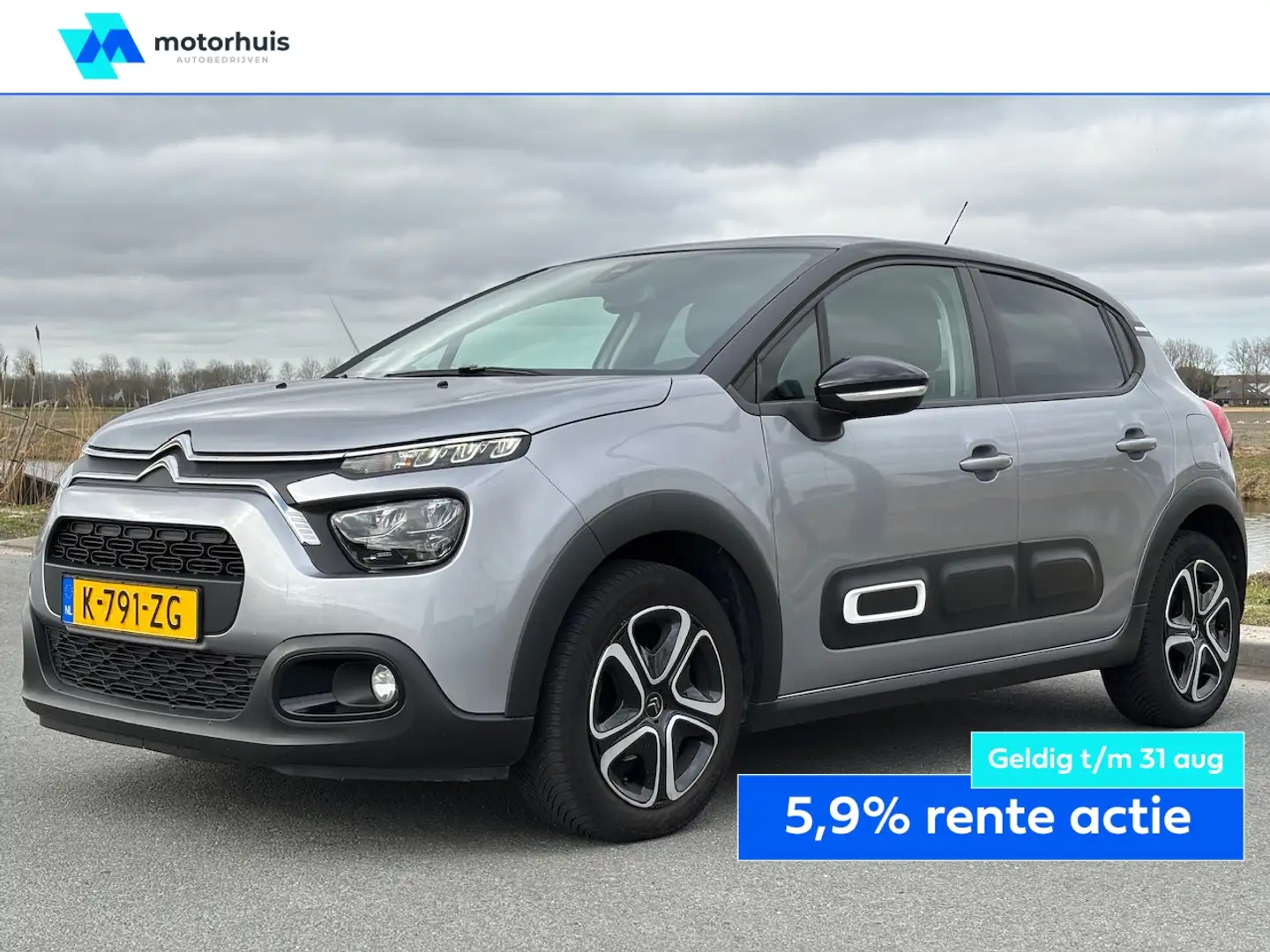 Citroen C3 | FEEL EDITION | NAVIGATIE | DAB + | PARKEER SENSO Grijs - 1