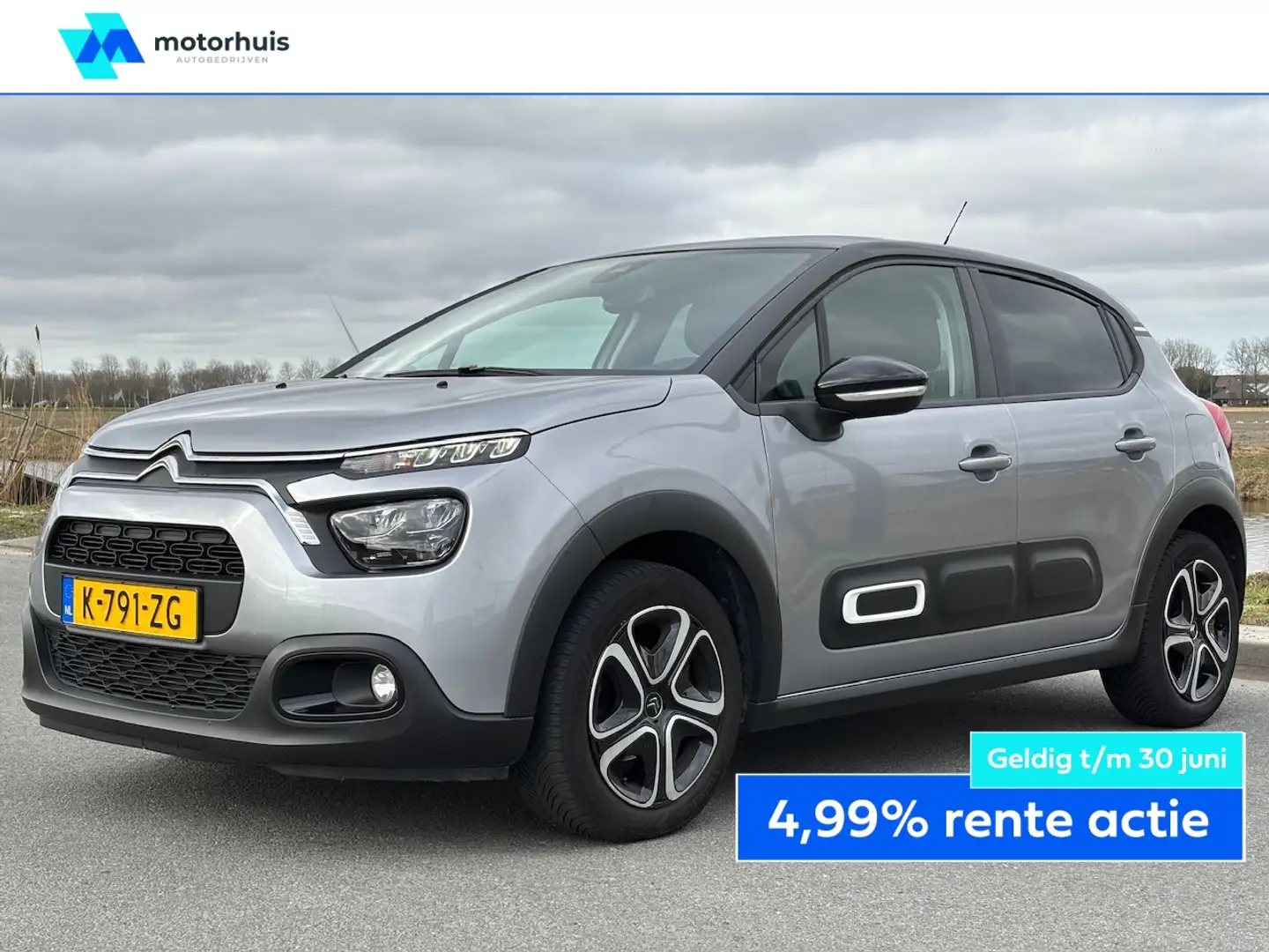 Citroen C3 | FEEL EDITION | NAVIGATIE | DAB + | PARKEER SENSO Gris - 1