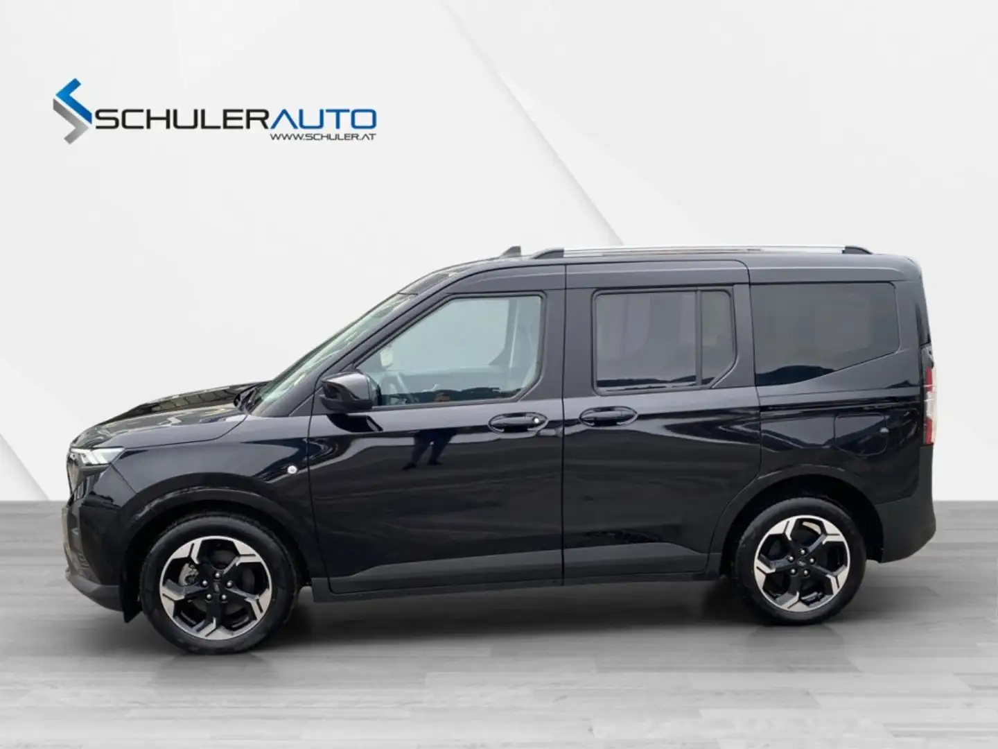 Ford E-Transit Tourneo Courier E-Kombi Titanium 43.5KWH 136PS Schwarz - 2