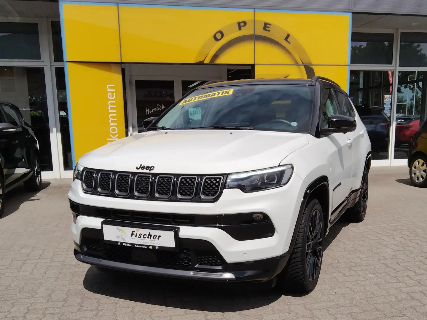 Jeep Compass S Mild-Hybrid FWD / elektr. Heckklappe/ NAVIGATION Weiß - 2