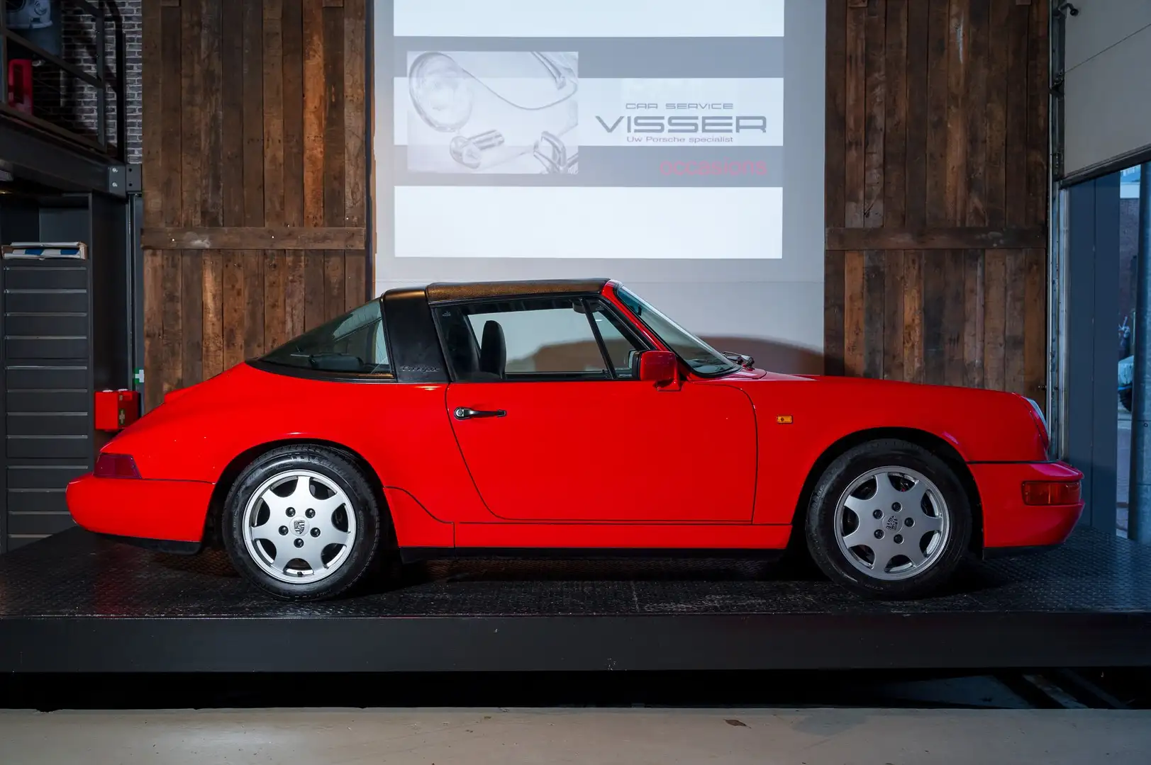 Porsche 964 Carrera 2 Targa Tiptronic Indischrot Rouge - 2