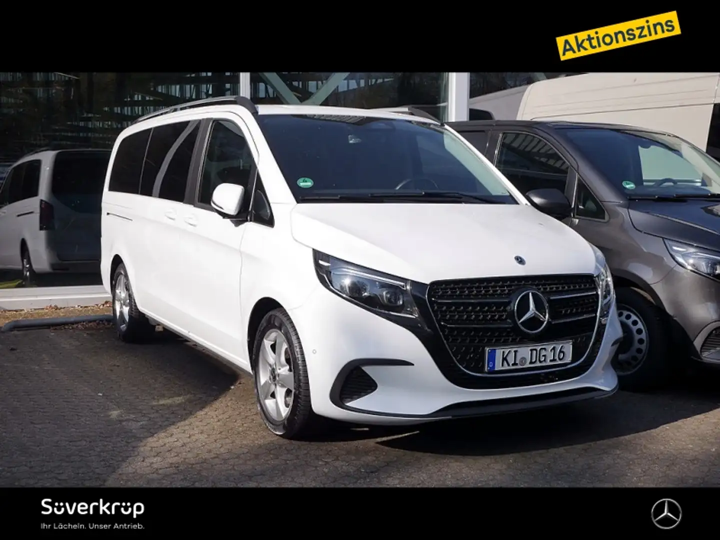 Mercedes-Benz V 220 DISTRO WIDESCREEN SPUR KAMERA TWA 7 SITZE Weiß - 1