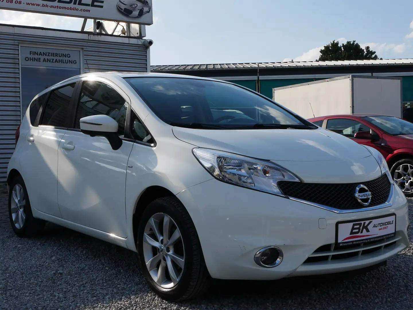 Nissan Note Scheckheftgepflegt 2. Hand Klima Navi Tempomat Weiß - 1