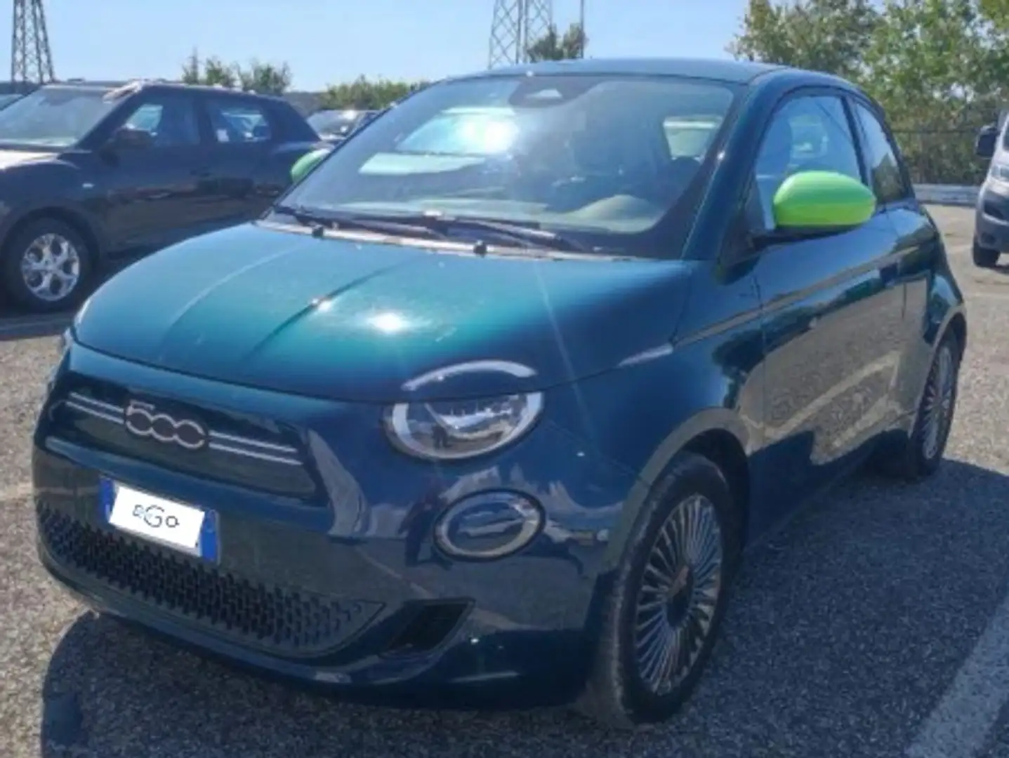 Fiat 500e 500 IV 2020 42 kWh Icon Bleu - 2