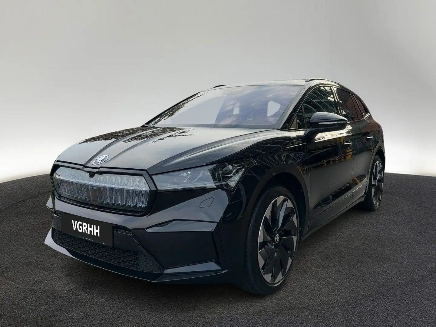 Skoda Enyaq 80 Sportline AHK Head-up Pano Schwarz - 1