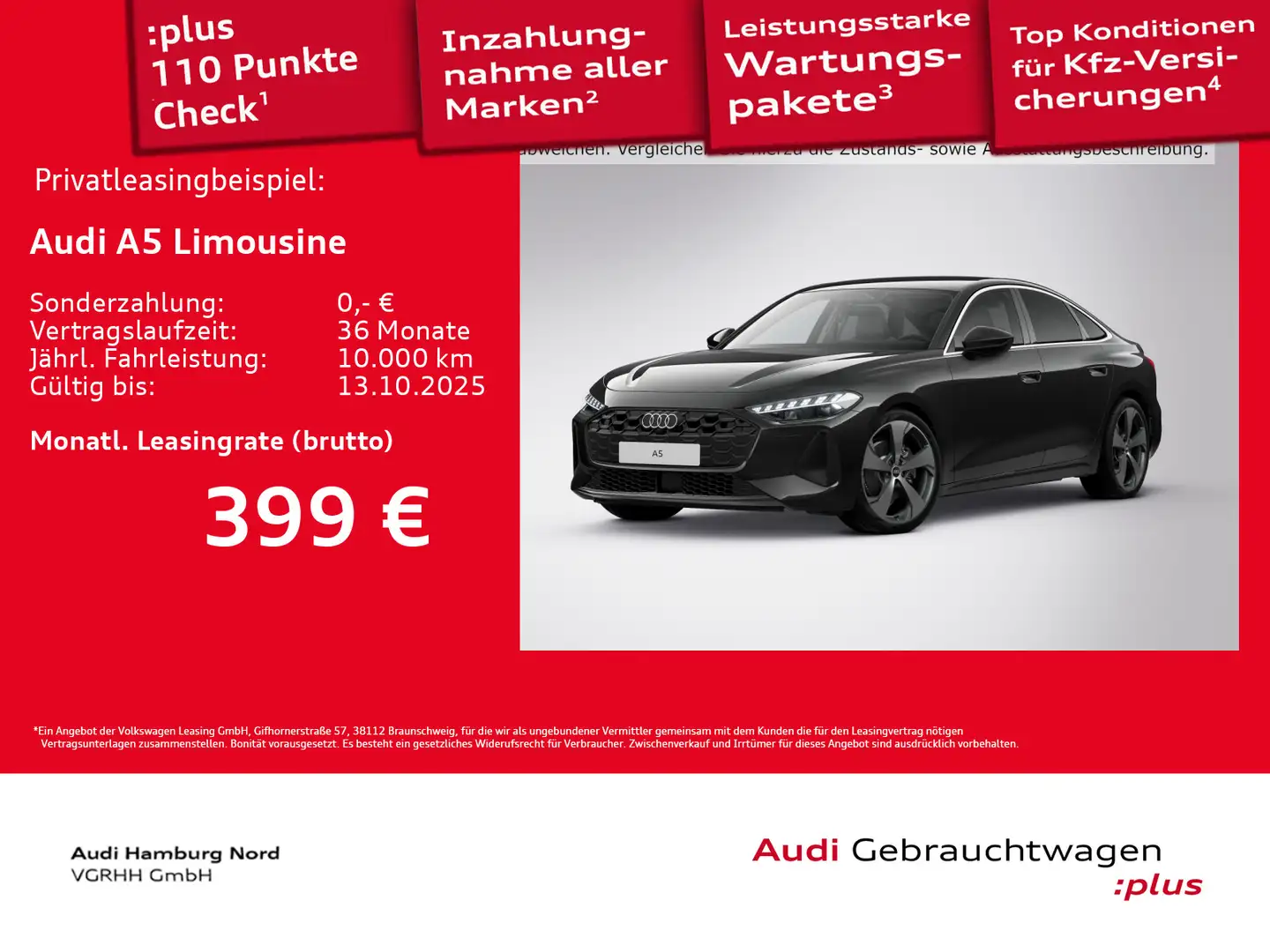 Audi A5 2.0 TFSI S tronic AHK Nav ACC Sound Schwarz - 1