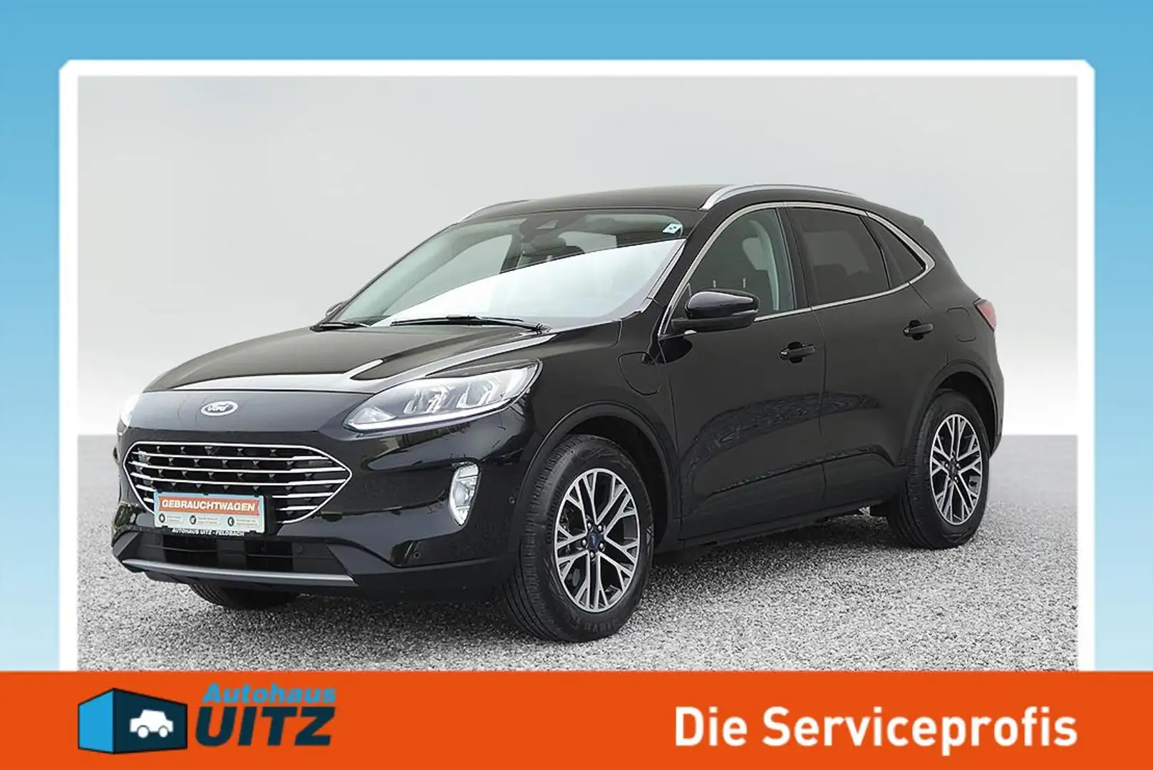 Ford Kuga PHEv Titanium Ambiente+Fahrass+ Noir - 1