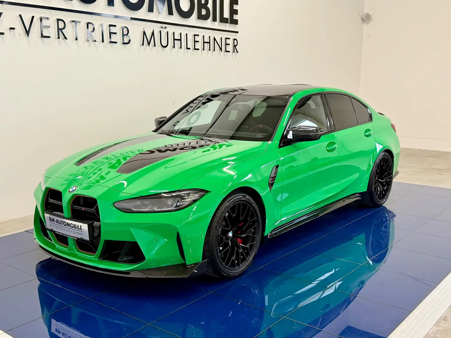 BMW M3 M3 CS xDrive,550PS,Signalgrün,Neuwagen,Leasingf Groen - 2