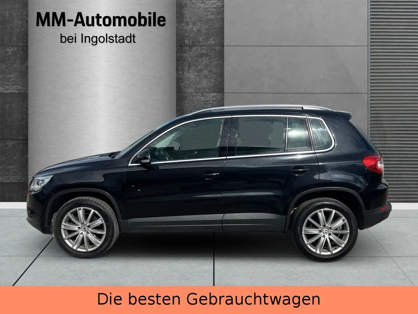 Volkswagen Tiguan Sport & Style 4Motion-TÜV-AHK-ALU-TOP Schwarz - 2