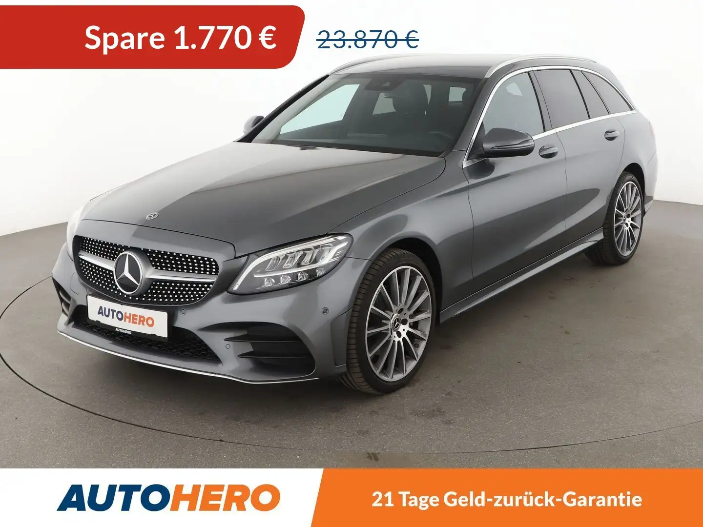 Mercedes-Benz C 180 C 180 CGI T AMG Line*LED*CAM*PDC*NAVI*TEMPO*SHZ* Grau - 1
