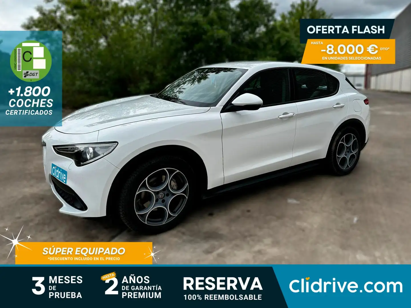 Alfa Romeo Stelvio 2.2 Diésel 110kW (150CV) Executive RWD Blanco - 1