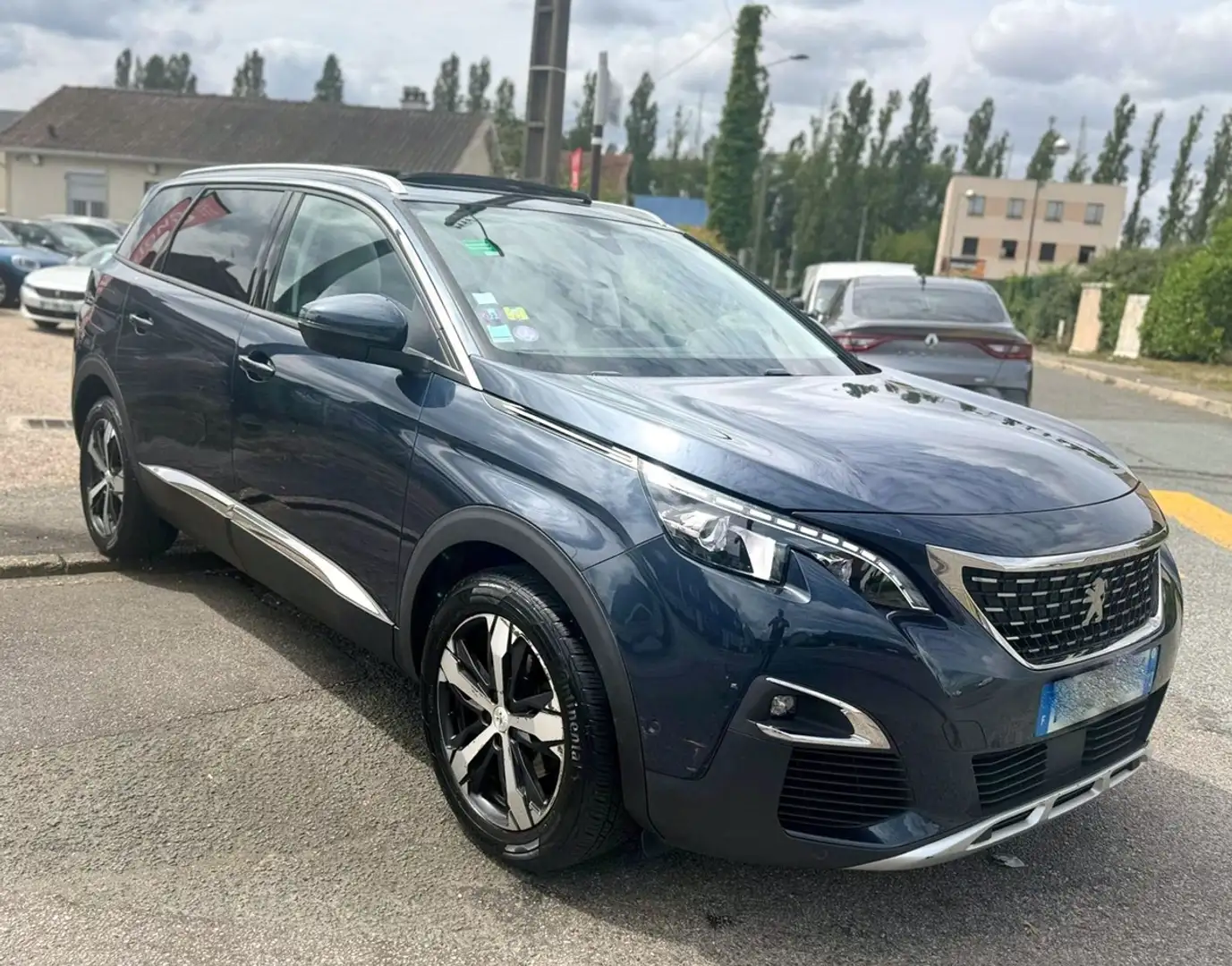 Peugeot 5008 1.2 PT 130 EAT8 ALLURE BUSINESS TOIT OUVRANT 11659 Bleu - 1