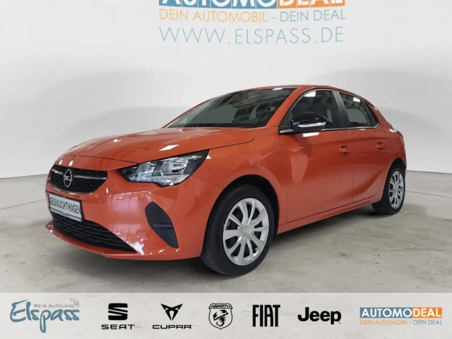 Opel Corsa-e F Edition AUTOMATIK ALLWETTER DIG-DISPLAY TEMPOMAT Orange - 1