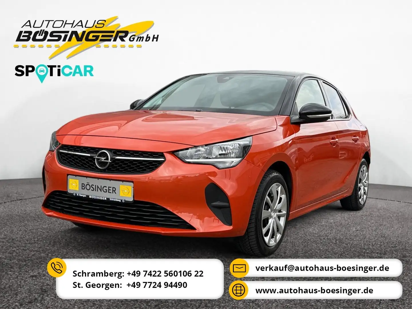 Opel Corsa F e Edition 11kW Orange - 1