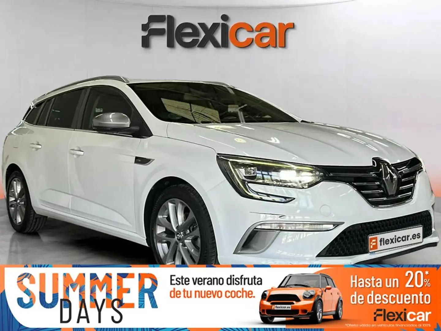 Renault Megane Sp. Tourer GT Line En. TCe 97kW (130CV) Blanc - 1