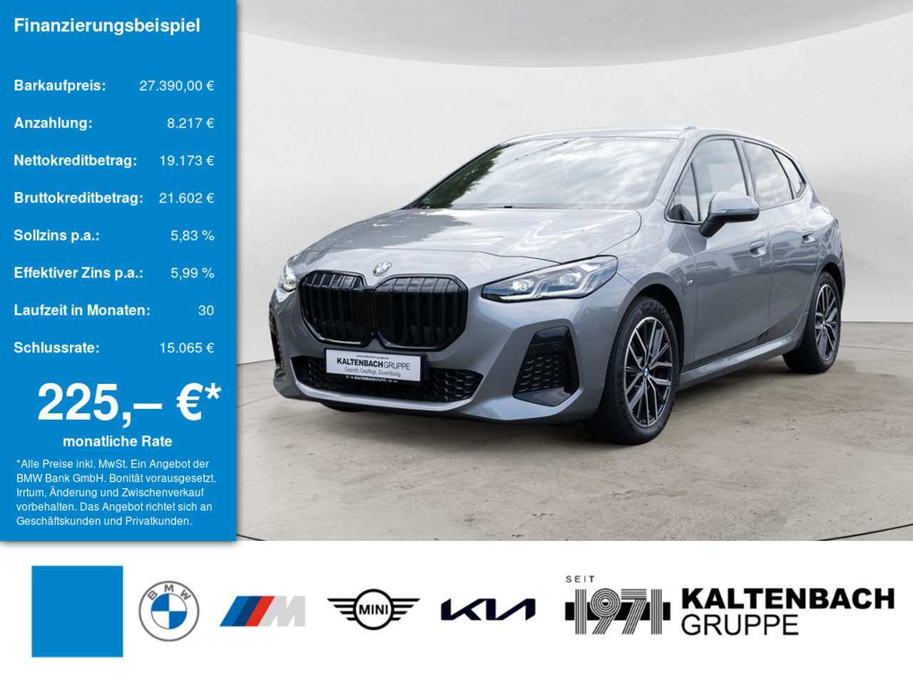 BMW 220 — BMW 220 i Active Tourer M-Sport AHK HUD 360° LED