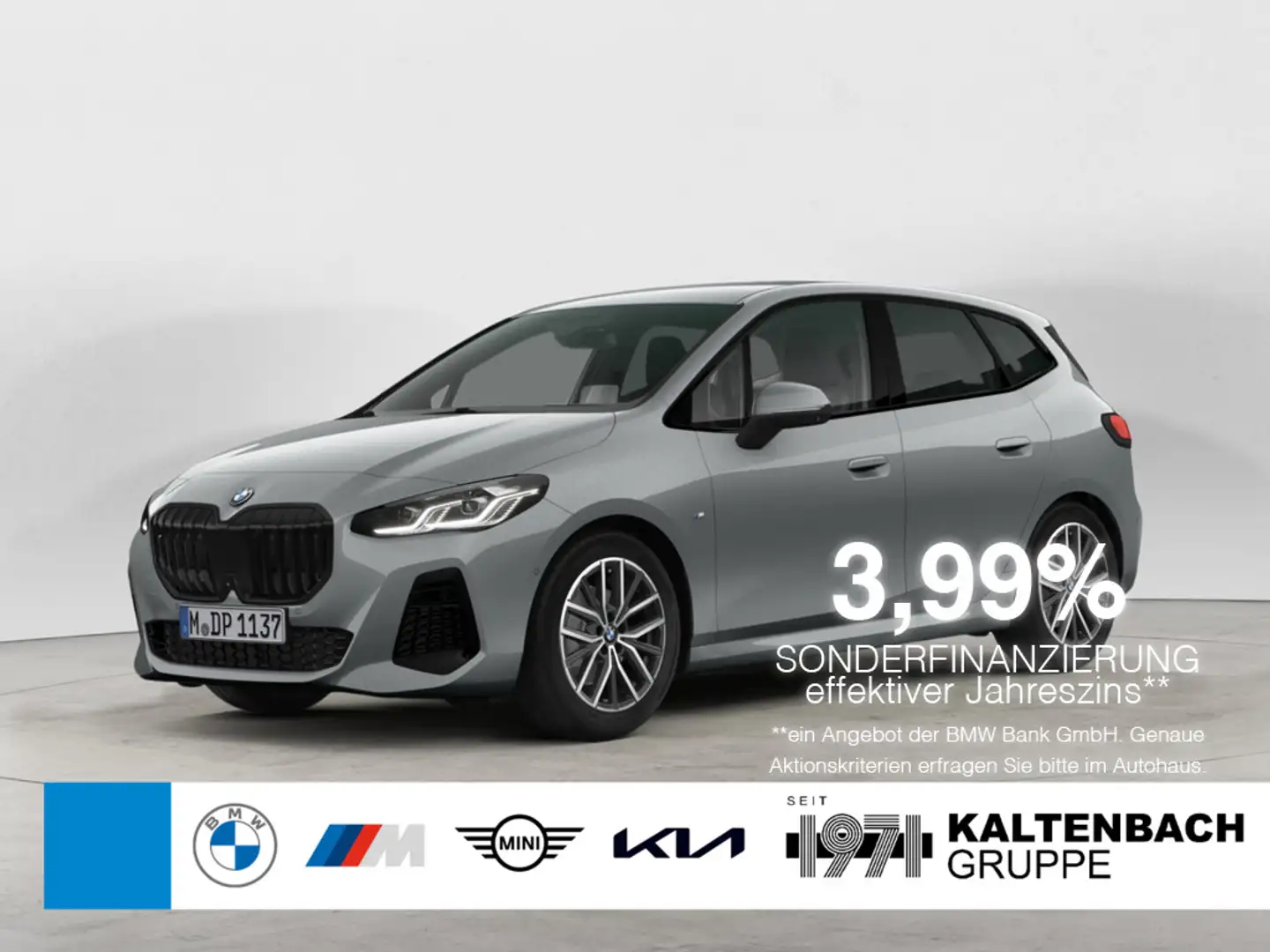 BMW 220 i Active Tourer M-Sport AHK HUD 360° LED Grau - 1