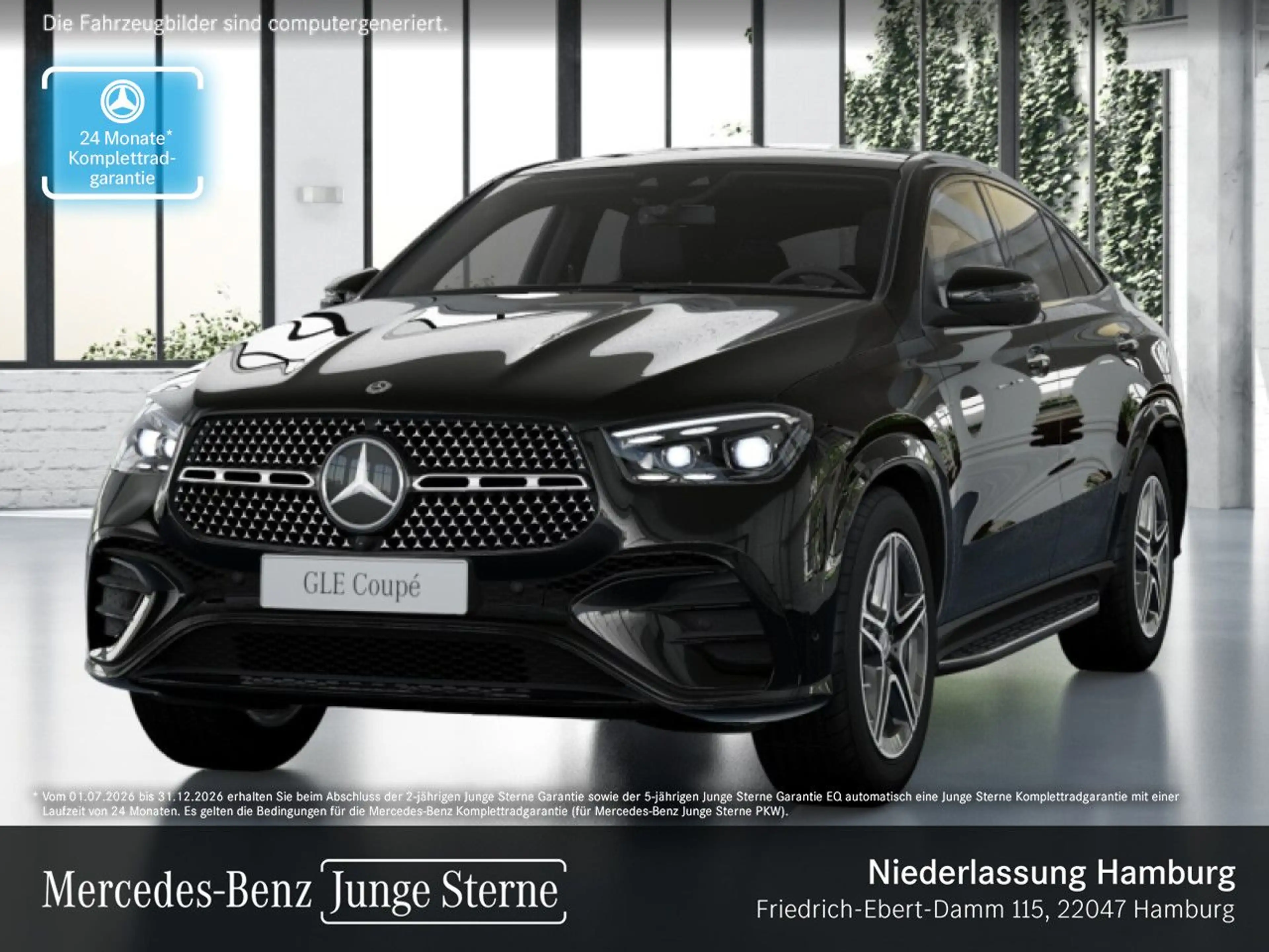 Mercedes-Benz GLE 400 e Coupé 4M AMG+NIGHT+PANO+360+AHK+20"+9G